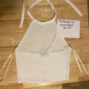 Forever 21 crop halter  top